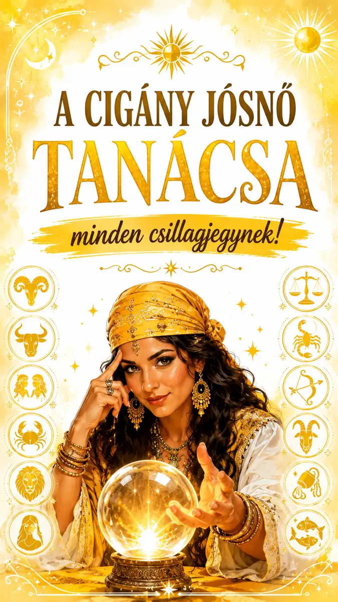 A cigány jósnő tanácsa minden csillagjegynek!