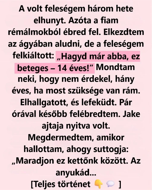 Miutan a fiam elveszitette
