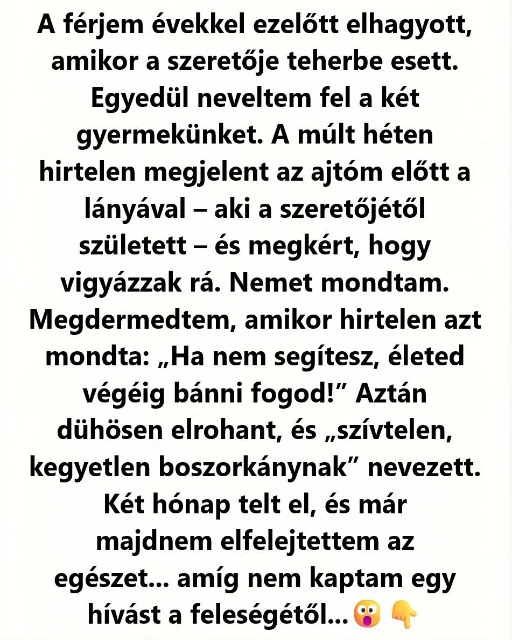 Amikor a múlt visszakopogott, a nyugalmamat választottam